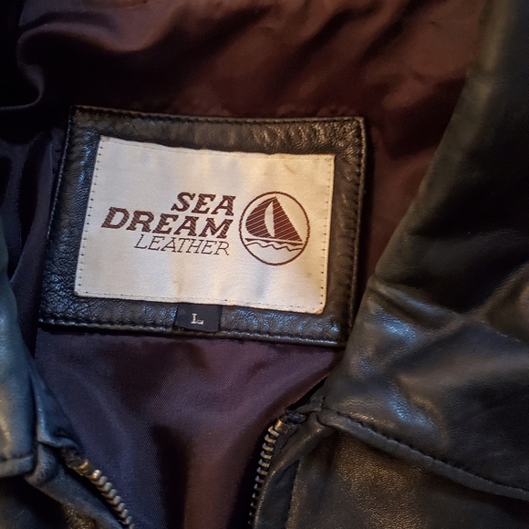 Ladies Seacrest Leather Jacket Large - Picture 5 of 7
